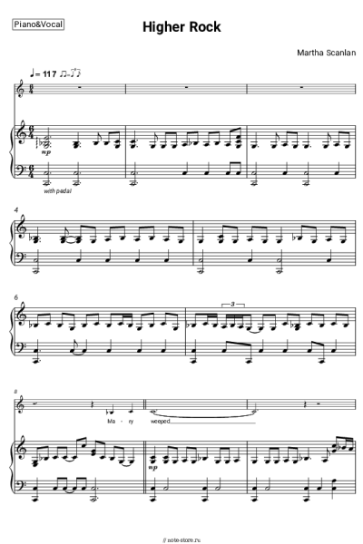 Ноты, аккорды Martha Scanlan - Higher Rock