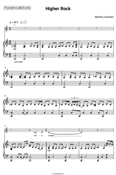 Ноты, аккорды Martha Scanlan - Higher Rock