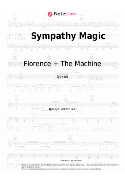 undefined Florence + The Machine - Sympathy Magic