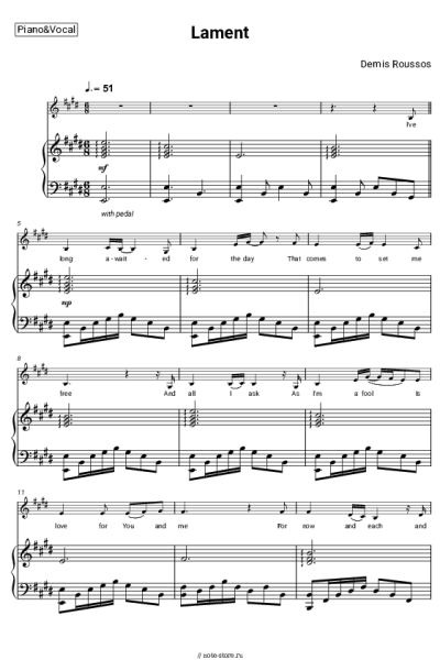 undefined Demis Roussos - Lament