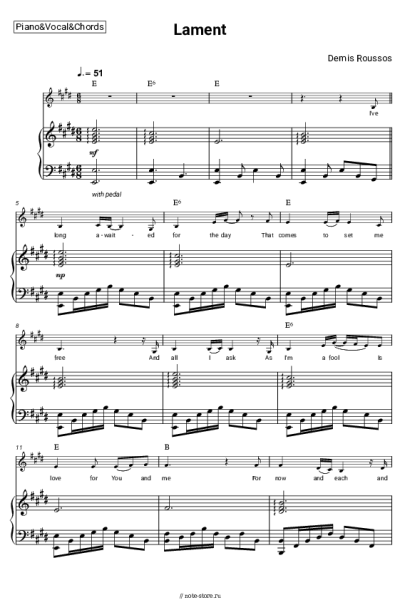 undefined Demis Roussos - Lament