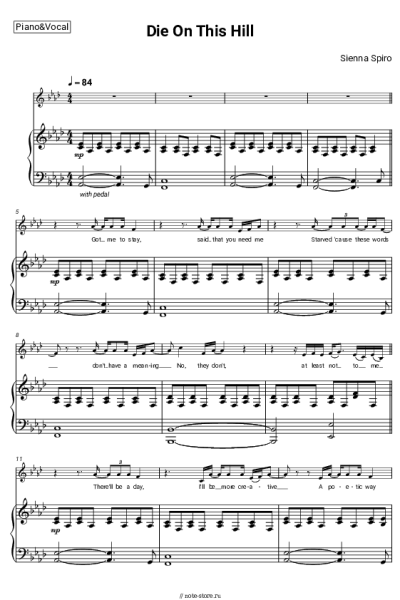 undefined SIENNA SPIRO - Die On This Hill
