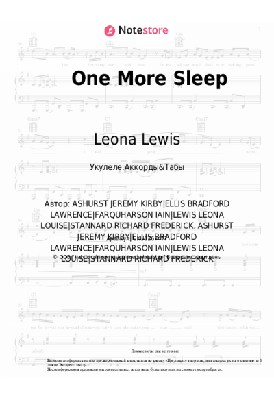 undefined Leona Lewis - One More Sleep