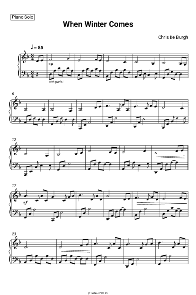 undefined Chris De Burgh - When Winter Comes
