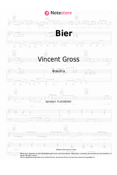 undefined Vincent Gross - Bier