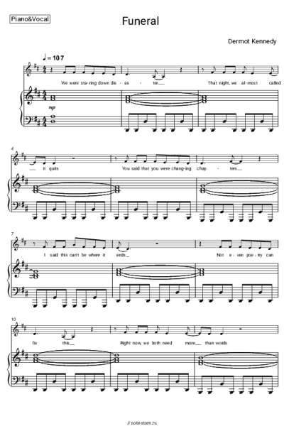 undefined Dermot Kennedy - Funeral