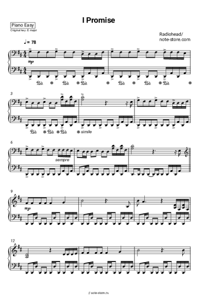 undefined Radiohead - I Promise