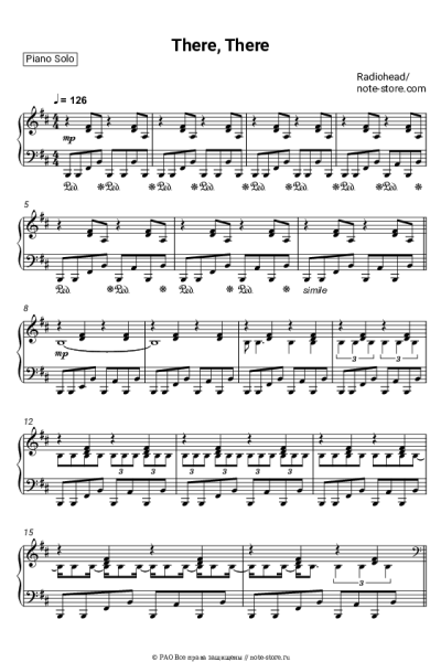 undefined Radiohead - There, There