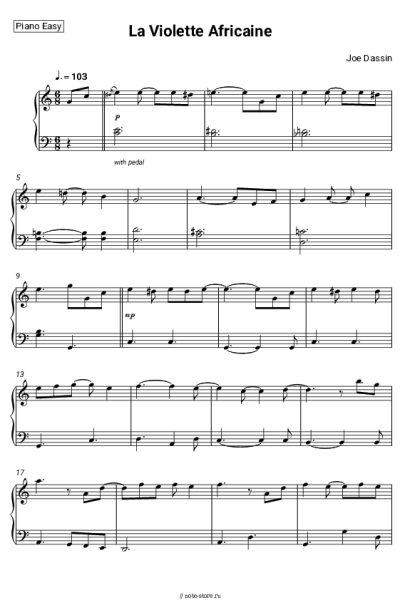 undefined Joe Dassin - La Violette Africaine
