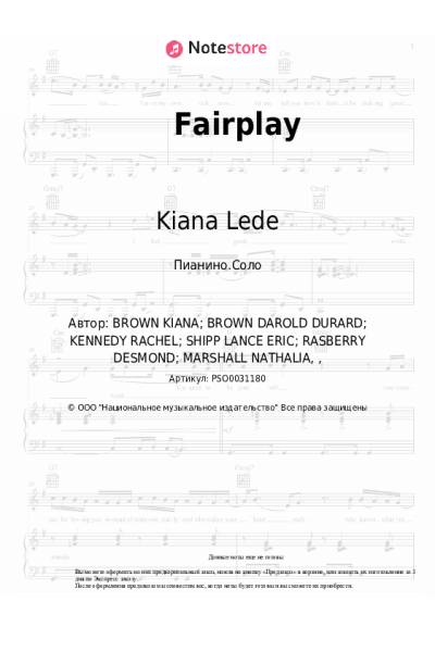 undefined Kiana Lede - Fairplay