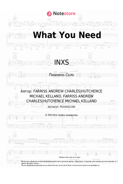 undefined INXS - What You Need