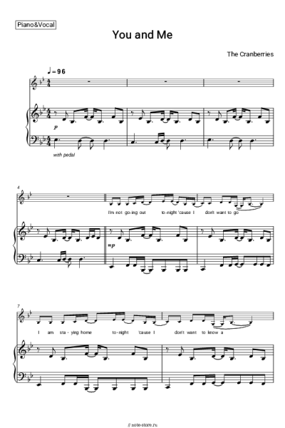 undefined The Cranberries - You and Me