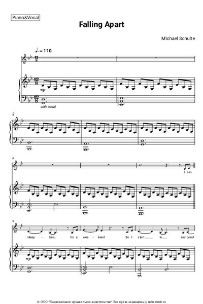 undefined Michael Schulte - Falling Apart
