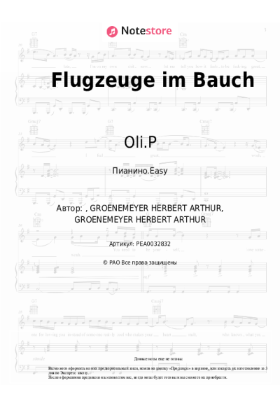 undefined Oli.P - Flugzeuge im Bauch