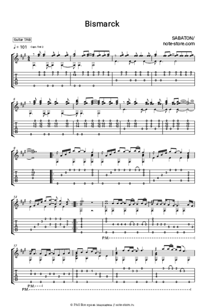 undefined Sabaton - Bismarck