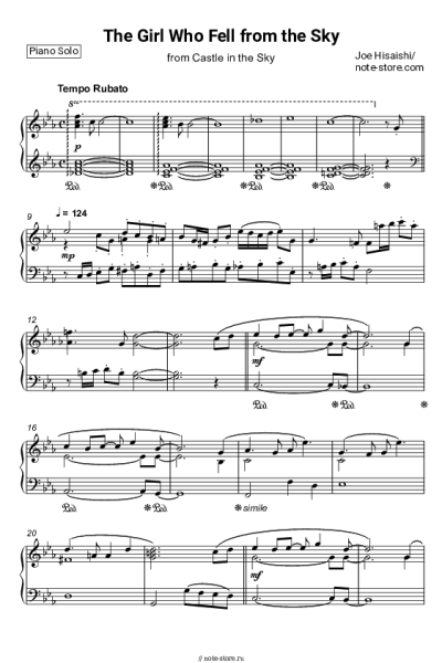 undefined Joe Hisaishi - The Girl Who Fell from the Sky