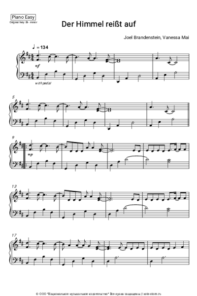 undefined Vanessa Mai, Joel Brandenstein - Der Himmel reißt auf