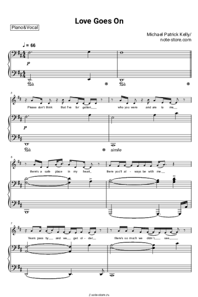 undefined Michael Patrick Kelly - Love Goes On