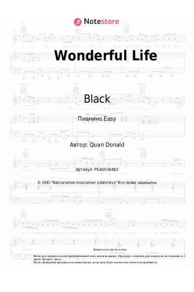 undefined Black - Wonderful Life