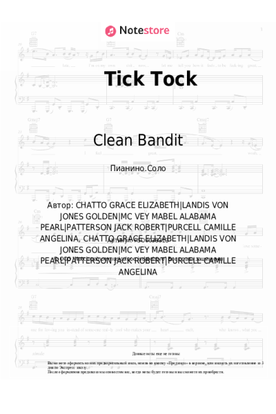 undefined Clean Bandit, Mabel, 24kGoldn - Tick Tock