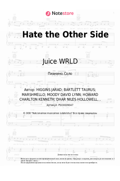 undefined Juice WRLD - Hate the Other Side