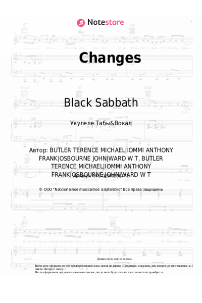 undefined Black Sabbath - Changes