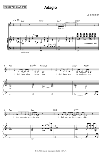 undefined Lara Fabian - Adagio