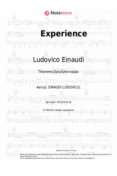 undefined Ludovico Einaudi - Experience