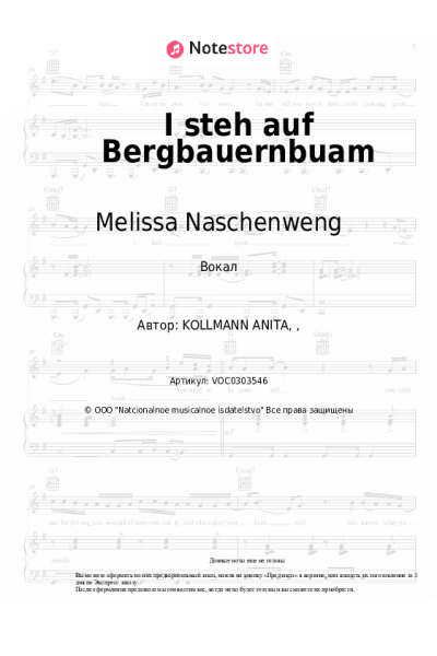 undefined Melissa Naschenweng - I steh auf Bergbauernbuam
