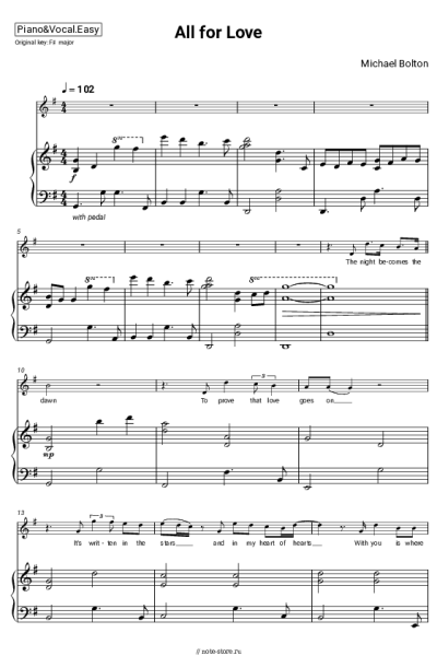 undefined Michael Bolton - All for Love