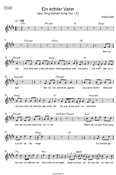 undefined Frida Gold - Ein echter Vater (Italiano Vero) (aus 'Sing meinen Song, Vol. 13')