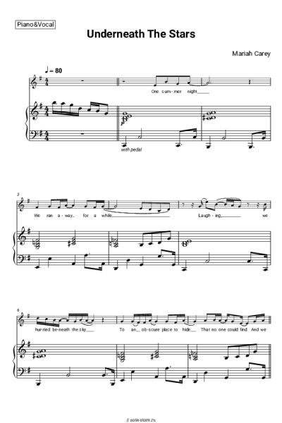 undefined Mariah Carey - Underneath the Stars