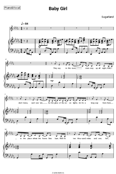 undefined Sugarland - Baby Girl