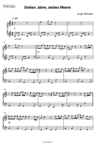 undefined Roger Whittaker - Sieben Jahre, sieben Meere