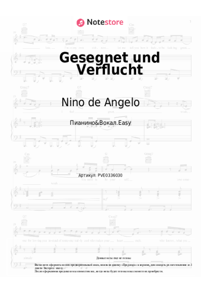 undefined Nino de Angelo - Gesegnet und Verflucht