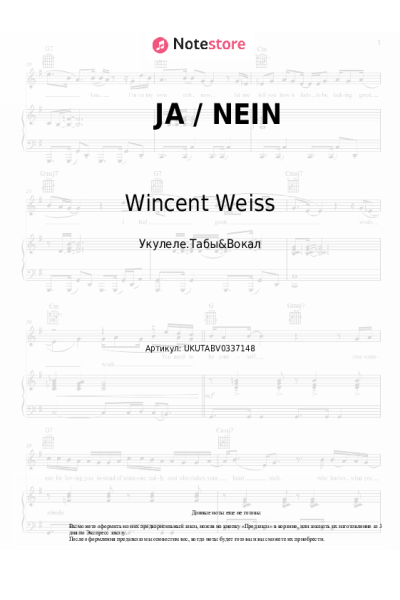 undefined Wincent Weiss - JA / NEIN