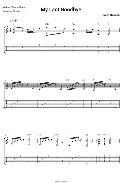 undefined Sarah Hession - My Last Goodbye