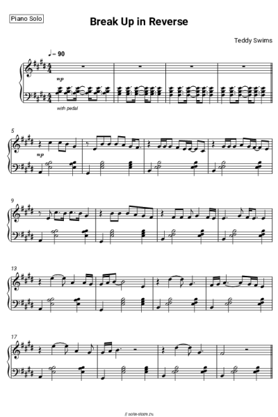 undefined Teddy Swims - Break Up in Reverse