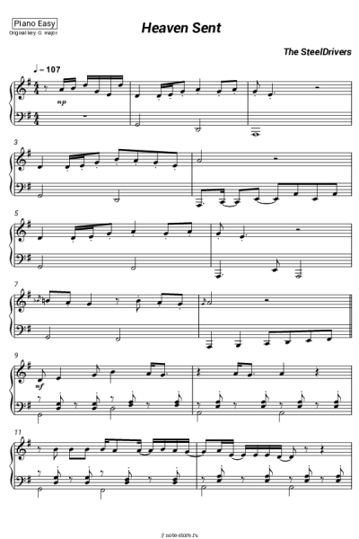 Ноты, аккорды The SteelDrivers - Heaven Sent