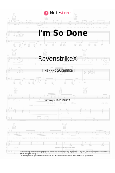 undefined RavenstrikeX - I'm So Done
