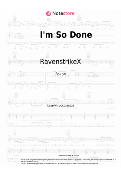 undefined RavenstrikeX - I'm So Done