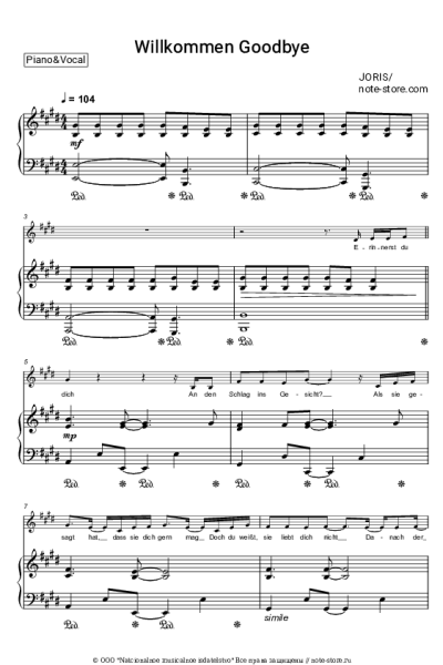 undefined JORIS - Willkommen Goodbye