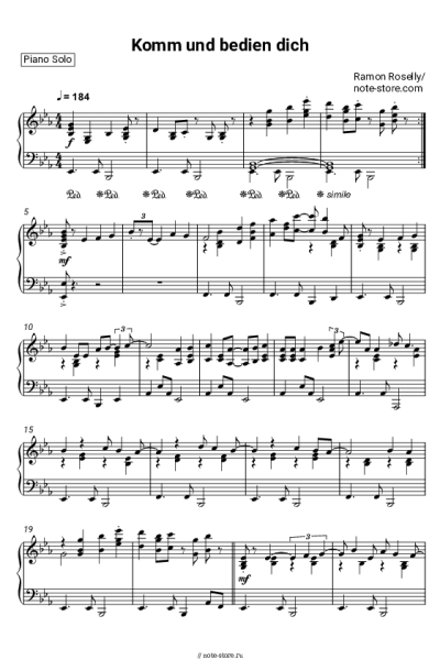 undefined Ramon Roselly - Komm und bedien dich