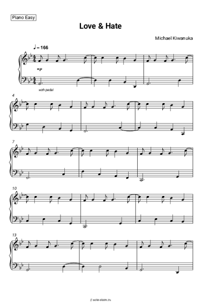 Ноты, аккорды Michael Kiwanuka - Love & Hate