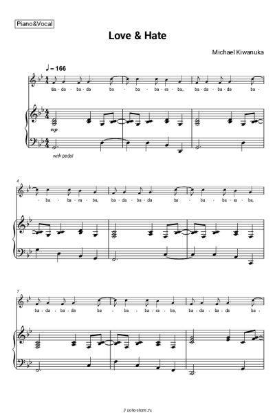 Ноты, аккорды Michael Kiwanuka - Love & Hate