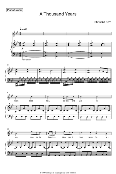 undefined Christina Perri - A Thousand Years