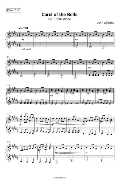 undefined John Williams - Carol of the Bells (OST Home Alone)