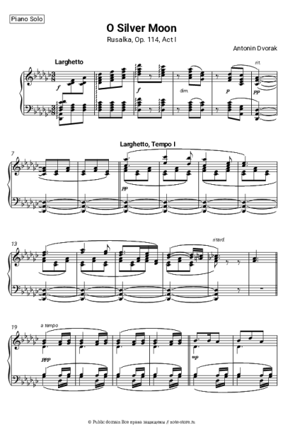 undefined Антонин Дворжак - Rusalka, Op. 114, Act I: O Silver Moon