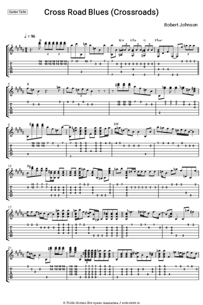 undefined Robert Johnson - Cross Road Blues (Crossroads)