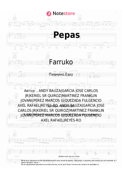 undefined Farruko - Pepas